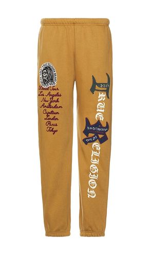 Patch embro jogger en color bronce talla L en - Tan. Talla L (también en M, S, XL/1X) - True Religion - Modalova