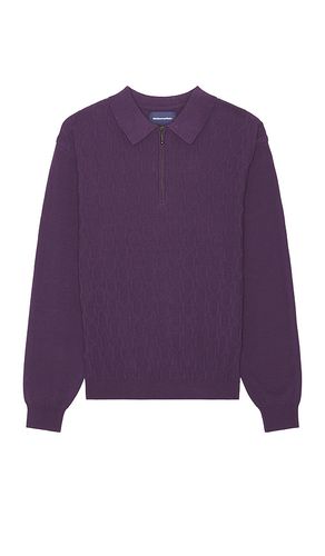 Cable Knit Zip Polo in . Taglia M, S, XL/1X - thisisneverthat - Modalova