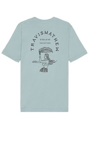 Camiseta forbidden isle en color azul talla M en - Blue. Talla M (también en S) - TravisMathew - Modalova