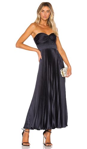 Vestido plisado belle en color talla 4 en - Navy. Talla 4 (también en 6) - AMUR - Modalova