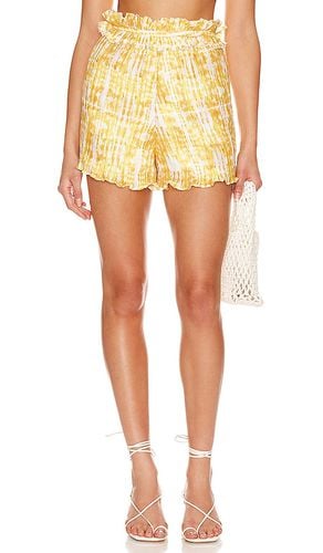 Lux High Waisted Pleated Short in . Taglia 12, 2, 4 - AMUR - Modalova