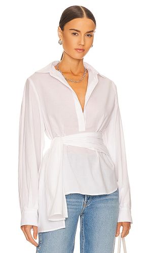 Leo tie top en color talla XL en - White. Talla XL (también en S, XS) - AMUR - Modalova