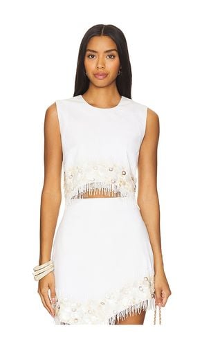 Antonella Shell Beaded Top in . Taglia 8 - AMUR - Modalova