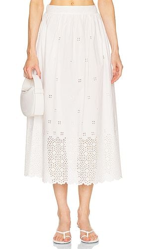 Falda midi marisol en color blanco talla 6 en - White. Talla 6 (también en 8) - Ulla Johnson - Modalova