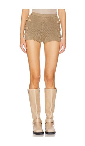 Knitted Buckle Shorts in . Taglia M, S, XL, XS - Understated Leather - Modalova