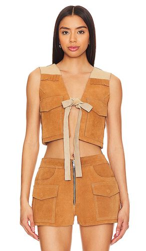 Sugar Suede Vest in . Size M, S, XL - Understated Leather - Modalova