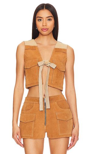 Sugar Suede Vest in . Taglia S, XL, XS - Understated Leather - Modalova