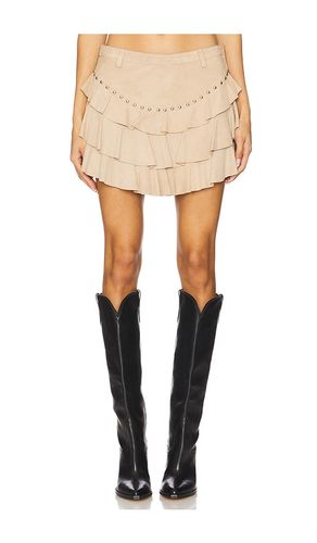 Frill Mini Skirt in . Size S. Also in L, XL - Understated Leather - Modalova