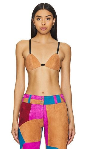 X REVOLVE 70's Bra Top in . Taglia M - Understated Leather - Modalova