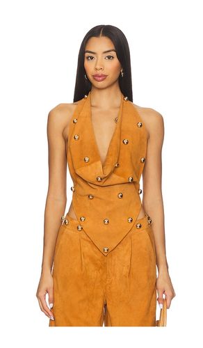 Dome Studded Halter Top in . Size S. Also in M - Understated Leather - Modalova