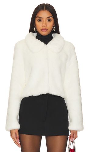 Chaqueta recortada tirage en color blanco talla L en - White. Talla L (también en M, S, XL) - Unreal Fur - Modalova