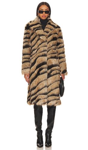 Abrigo bengal kiss en color beige talla L en - Beige. Talla L (también en M, S, XL, XS) - Unreal Fur - Modalova