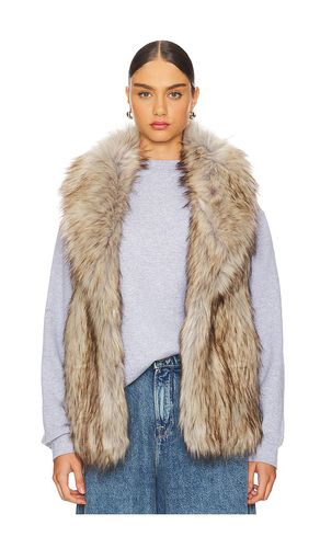 Chaleco rubicon faux fur en color crema talla M en - Cream. Talla M (también en S, XS) - Unreal Fur - Modalova