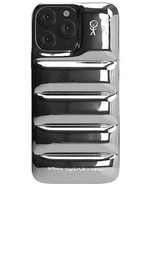 Funda de globo iphone 15 pro max en color metálico talla all en - Metallic Silver. Talla a - Urban Sophistication - Modalova