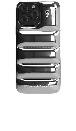 Funda de globo iphone 15 pro en color metálico talla all en - Metallic Silver. Talla all - Urban Sophistication - Modalova