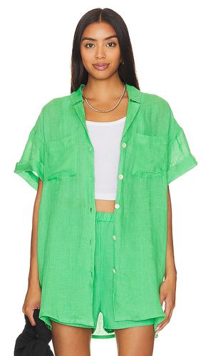 Playa pocket blouse en color verde talla L en - Green. Talla L (también en M) - vitamin A - Modalova
