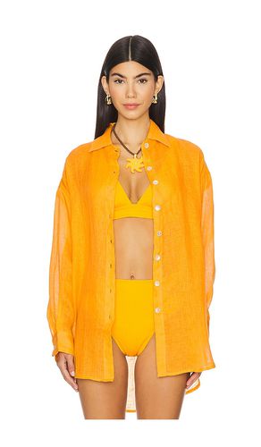 Camisa playa boyfriend en color naranja talla L en - Orange. Talla L (también en M, S, XS) - vitamin A - Modalova