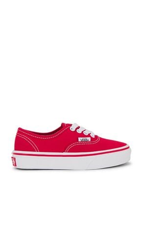 Kids authentic en color rojo talla 1 en & - . Talla 1 (también en 11, 11.5, 12, 12.5, 13) - Vans - Modalova