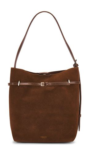 Suede Belted Tote Bag in - VERAFIED - Modalova