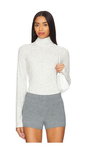 Roya roll neck long sleeve tee en color blanco talla L en & - White. Talla L (también en M, S, XS) - Varley - Modalova