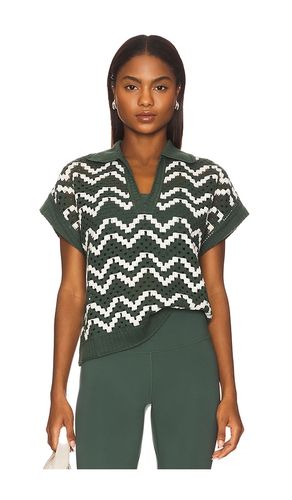 Joelle Crochet Polo Top in . Taglia L. Also in M, S, XS - Varley - Modalova