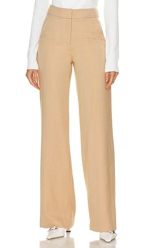 Pantalón tonelli en color beige talla 0 en - Beige. Talla 0 (también en 00, 12, 14, 16, 8) - Veronica Beard - Modalova