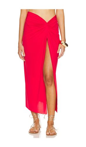 Falda maxi karen en color talla S en - Red. Talla S (también en L, XL) - Vix Swimwear - Modalova