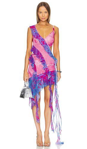 Ruffle Mini Dress in . Size 42, 44, 46 - Versace Jeans Couture - Modalova