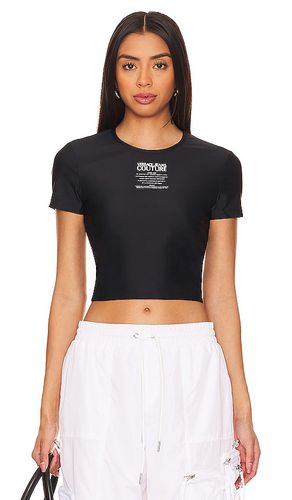Camiseta logo en color talla M en - Black. Talla M (también en S) - Versace Jeans Couture - Modalova