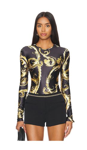 Body en color negro talla 36 en - Black. Talla 36 (también en 38, 40, 42) - Versace Jeans Couture - Modalova