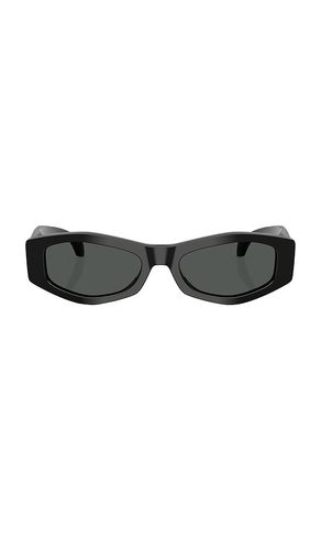 VERSACE Narrow Sunglasses in Black - VERSACE - Modalova