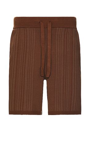 Fully knitted pattern short en color talla L en & - Brown. Talla L (también en M, S) - WAO - Modalova