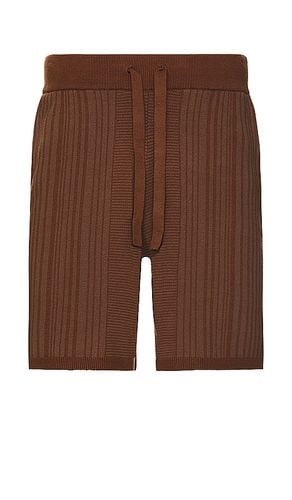 Fully knitted pattern short en color talla L en & - Brown. Talla L (también en S) - WAO - Modalova