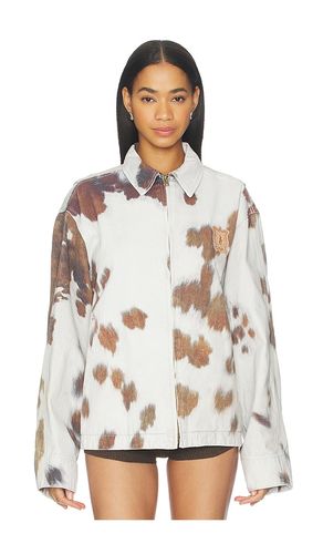 Cowhide Print Work Jacket in . Size S. Also in XS, M - WE11DONE - Modalova