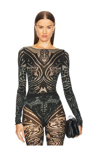 X Etro Body Tattoo String Bodysuit in . Taglia S, XS - Wolford - Modalova