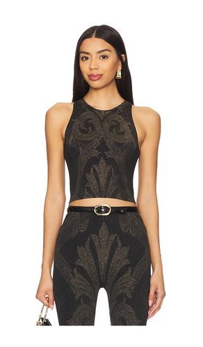 X Etro Metallic Jacquard Crop Top in . Taglia M, S, XS - Wolford - Modalova