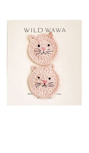 Kids Crochet Kitty Clip Set in - Wild Wawa - Modalova