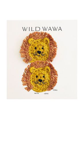 Kids Crochet Lion Clip Set in - Wild Wawa - Modalova