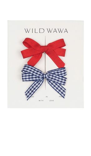 Wild Wawa Bow Clip Set in Multi - Wild Wawa - Modalova