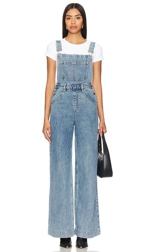 Wide leg denim overall en color azul talla 25 en - Blue. Talla 25 (también en 26, 32) - WeWoreWhat - Modalova