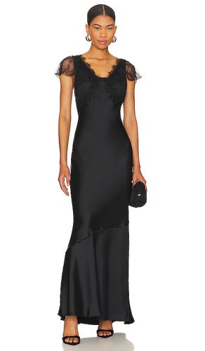 Vestido midi lace en color talla 0 en - Black. Talla 0 (también en 00, 10, 12, 2, 4, 6, 8) - WeWoreWhat - Modalova