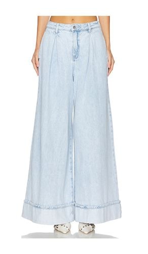 Pleated wide leg jean en color claro talla 23 en - -Light. Talla 23 (también en 24, 25, 26, 27, 28, 29, 30, 31) - WeWoreWhat - Modalova