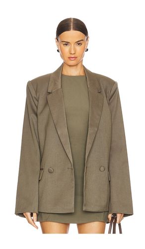 Boxy blazer en color verde oliva talla L en - Olive. Talla L (también en S, XS) - WeWoreWhat - Modalova