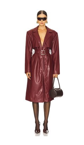 X REVOLVE Faux Leather Trench in . Size M, S, XL, XS, XXS - WeWoreWhat - Modalova