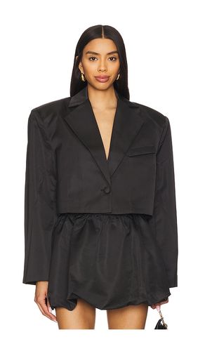 Cropped Satin Blazer in . Size L. Also in M, S, XL, XS - WeWoreWhat - Modalova