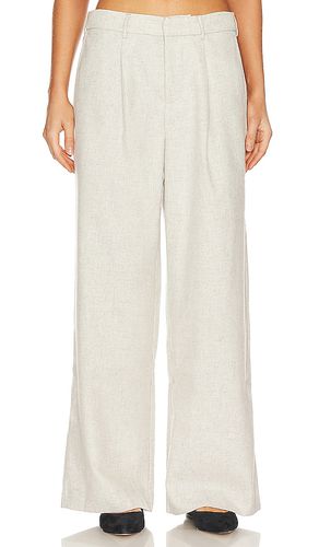 Pantalones de lana de talle bajo en color gris talla 00 en - Grey. Talla 00 (también en 0, 10, 4, 6) - WeWoreWhat - Modalova