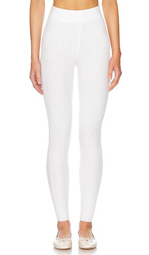 Cable knit legging en color ivory talla M en - Ivory. Talla M (también en S) - WeWoreWhat - Modalova