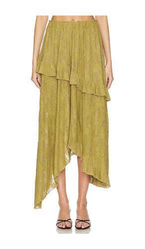Lace Ruffle Skirt in . Size L, S, XL, XS, XXS - WeWoreWhat - Modalova