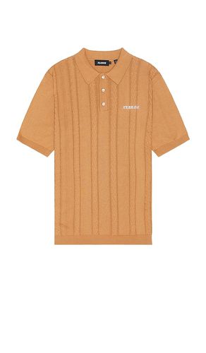 Embroidered logo knit polo shirt en color talla L en - Brown. Talla L (también en M, S, XL/1X) - XLARGE - Modalova