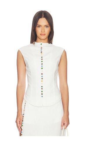 Quinn Linen Top in . Size S. Also in XS, M - Yellow The Label - Modalova